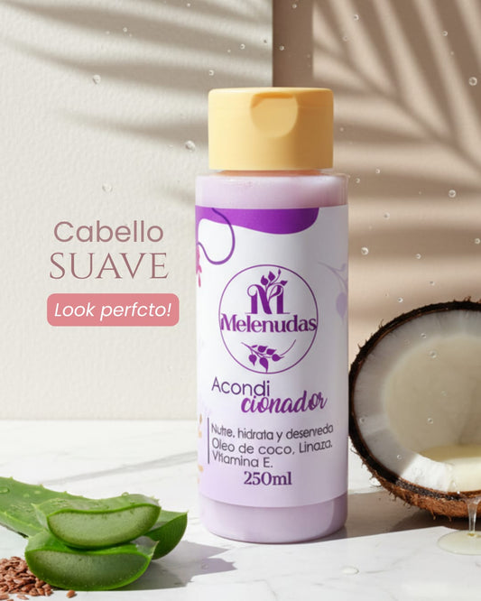 🌿 Acondicionador Melenudas – Ultra Nutritivo para Rizos 🌿