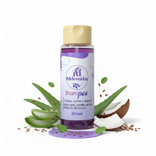 🌿 Shampoo Melenudas – Ultra Nutritivo para Rizos 🌿